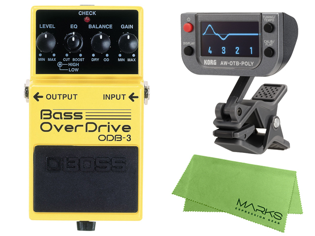 BOSS Bass OverDrive ODB-3 + KORG AW-OTB-POLY + マークスオリジナル 