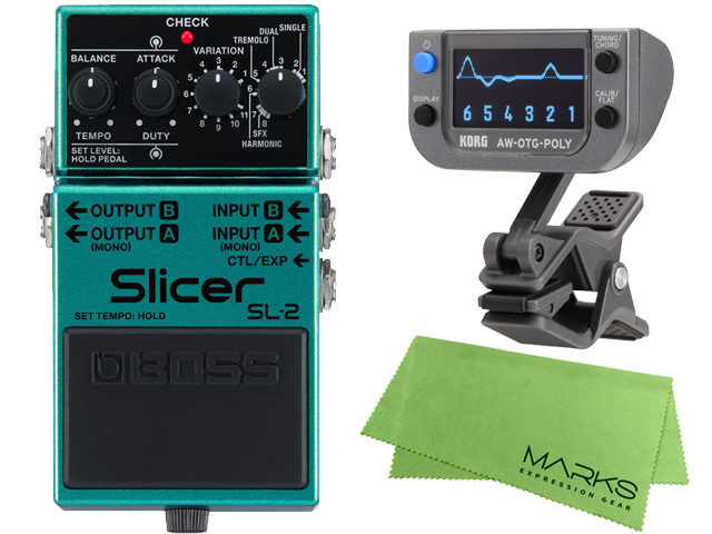 BOSS Slicer SL-2 + KORG AW-OTG-POLY + マークスオリジナルクロス 