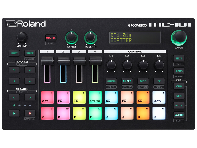 Roland MC-101 サンプラー Roland MC-101 サンプラー Roland MC-101 Sampler