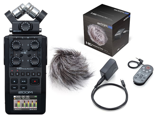 ZOOM H6 ハンディレコーダー XYH-6, MSH-6, 専用ケース付 ZOOM H6 ハンディレコーダー XYH-6, MSH-6, 専用ケース付 ZOOM H6
