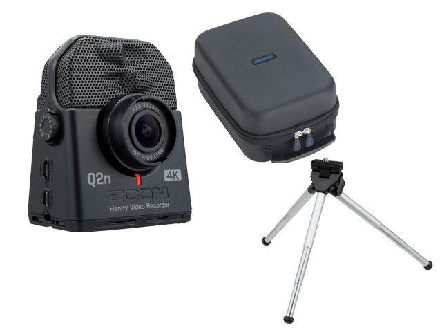 ZOOM Q2n-4k ➕ソフトシュルケースSCU-20 ➕ミニ三脚 ZOOM Q2n-4K + ソフトシェルケース SCU-20 + ミニ三脚 セット