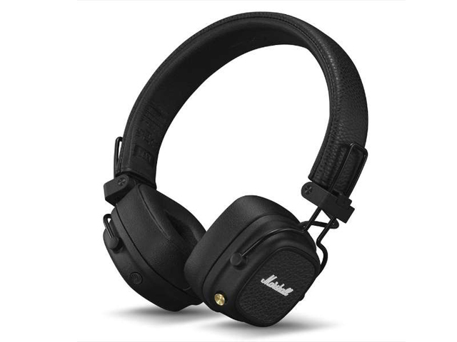 【即納可能】Marshall マーシャル MAJOR V BLACK［MAJOR 5 BK］ブラック ワイヤレス  ヘッドホン（新品）【送料無料】