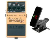 【即納可能】BOSS Acoustic Simulator AC-3 + KORG Pitchclip 2 PC-2 セット（新品）【送料無料】【区分A】