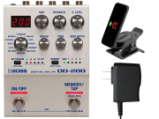 【即納可能】BOSS DD-200 + 純正ACアダプター PSA-100S2 + KORG Pitchclip 2 PC-2 セット（新品）【送料無料】【区分A】