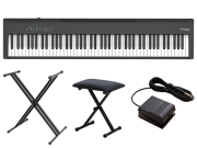 【即納可能】Roland FP-30X-BK + キーボードスタンド + チェア セット（新品）【送料無料】【区分J】【梱P-3】