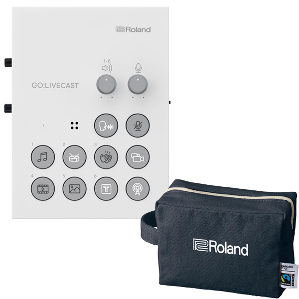 【生産完了品】【ロゴ入りポーチ プレゼント】Roland GO:LIVECAST（新品）【送料無料】【区分A】【区分A】