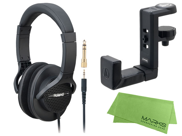 【即納可能】Roland RH-A7 + audio-technica AT-HPH300 + マークスオリジナルクロス セット（新品）【送料無料】【区分B】