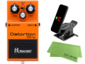 BOSS Distortion DS-1W / 技WAZA CRAFT【made in JAPAN】+ KORG Pitchclip 2 PC-2 + マークスオリジナルクロス セット（新品）【送料無料】【区分A】