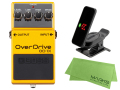 【即納可能】BOSS Overdrive OD-1X + KORG Pitchclip 2 PC-2 + マークスオリジナルクロス セット（新品）【送料無料】【区分A】