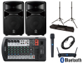 【スピーカースタンド+ワイヤレスマイク付】YAMAHA STAGEPAS 600BT(Bluetooth対応)（新品）【送料無料】【区分H】【梱P-3】