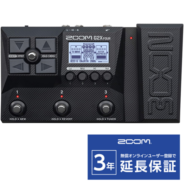 【即納可能】ZOOM G2X FOUR(新品）【送料無料】【区分B】