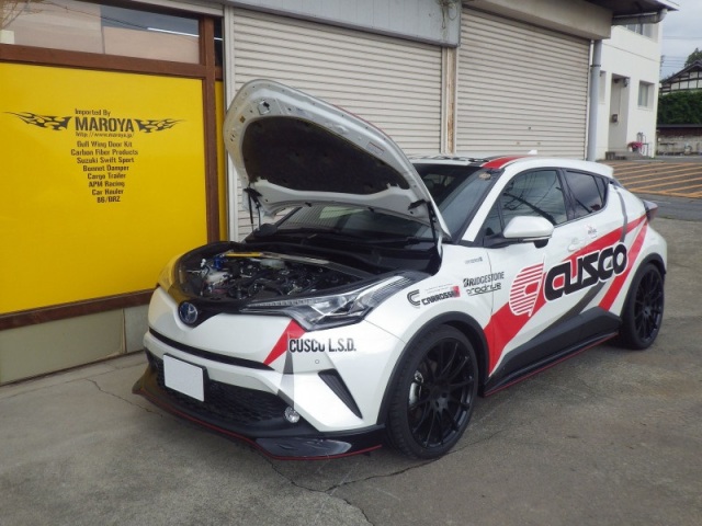 MAROYA トヨタ C-HR［ZYX10］用ボンネットダンパー