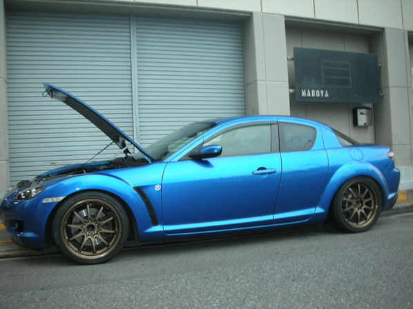 バイキンページ RX8 ボンネット 楽天市場】RX-8 AD-HOOD ボンネット