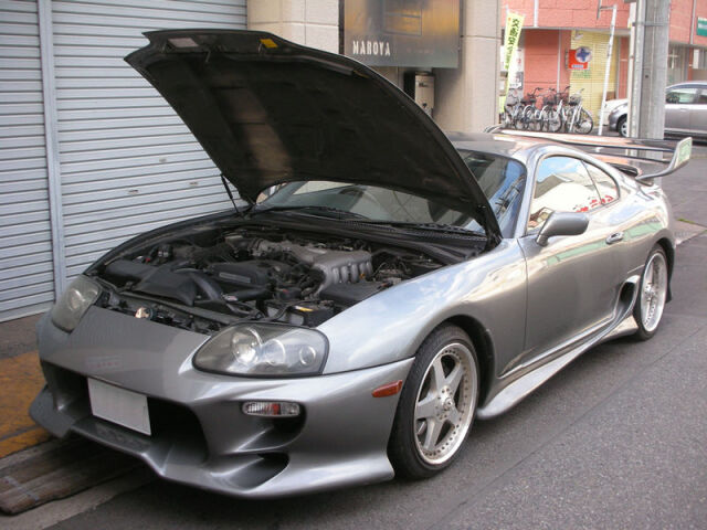 Mikan　JZA80 スープラ　TRD ボンネット Mikan様専用 JZA80 スープラ TRD ボンネット - メルカリ
