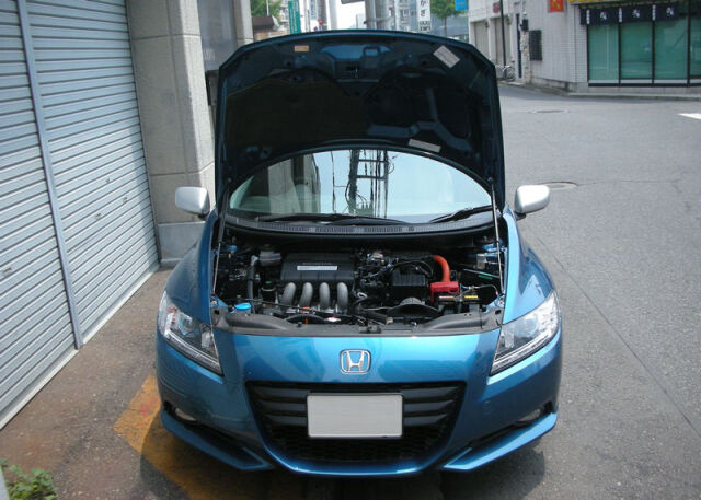 MAROYA ホンダ CR-Z［ZF1］用ボンネットダンパー