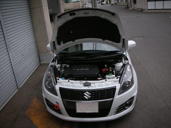 MAROYA スズキ スイフトスポーツ［ZC32S］社外軽量ボンネット用 