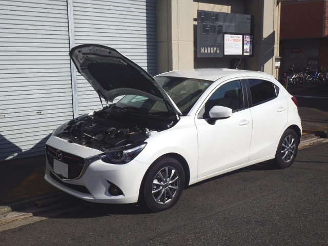 MAROYA マツダ デミオ［DJ5FS］用ボンネットダンパー