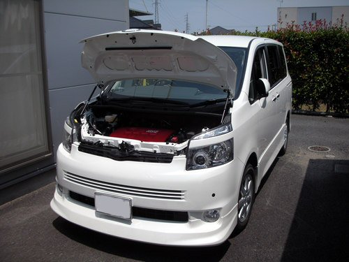MAROYA トヨタ ヴォクシー［ZRR70W］用ボンネットダンパー ダブルタイプ