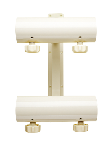 バレエバー・教室・スタジオ用品・壁固定型２段式金具　上下６０ｍｍ・１