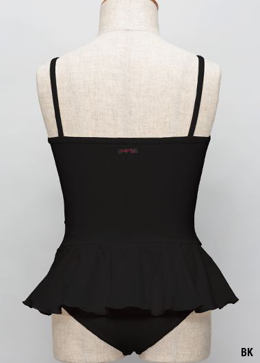 バレエウェア・マーティレオタードキッズ　スカート付Uネック型・４