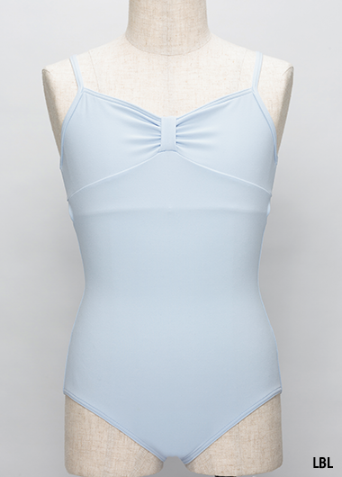 マーティレオタードジュニア フロントリボンバッククロスキャミソール