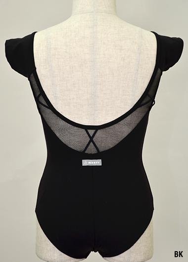 バレエウェア・チュールバッククロスレオタード　ジュニア・５