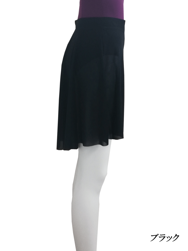 セミロングバックタックスカート７