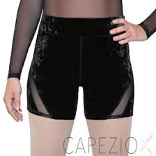 CAPEZIO ベルベットバイクショートパンツ