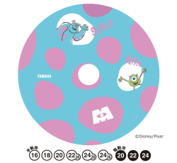 モンスターズ・インク（マイク＆サリー）ヤマハスポークカバー