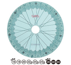 【ヤマハオリジナルスポークカバー】　レースクリア　【YAMAHAヤマハ】