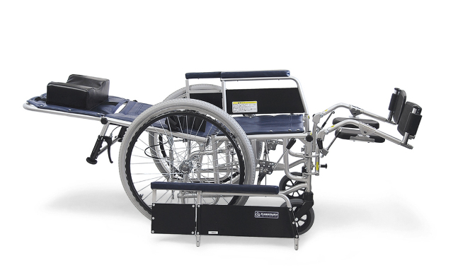 KAWAMURA フルリクライニング 介助 自走両用 車椅子