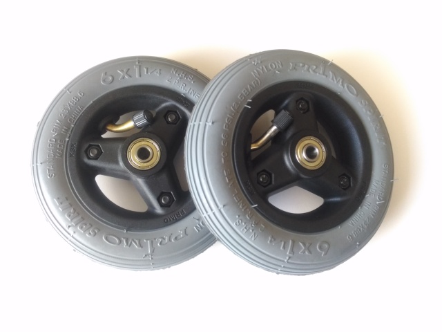 6inエアーキャスター車輪（6x1.1/4）【空気入りキャスター】