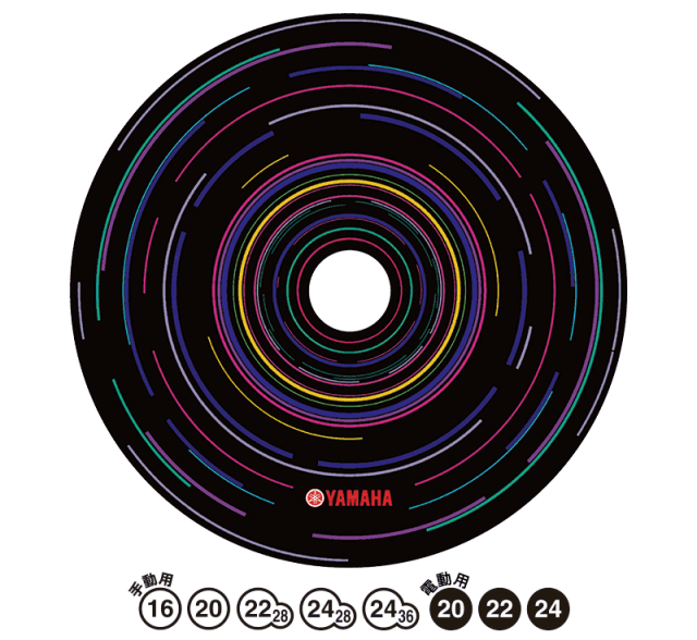 ヤマハオリジナルスポークカバー】 サークル 【YAMAHAヤマハ】