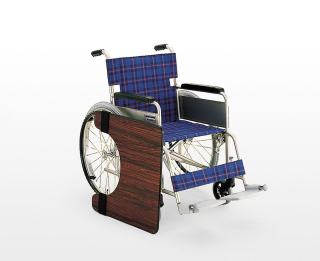 簡単に着脱が可能】車椅子用テーブル ＜面ファスナー止め＞ 【カワムラ