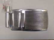 アルミ製車椅子用ステップ板　213×155ｘ95【2枚一組】［専用板バネ付き］