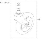 KS11用前輪