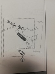 駐車ブレーキ連動金具/KA6用