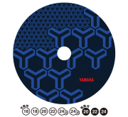 YAMAHAヤマハオリジナルスポークカバー　Yパターン（ブルー）