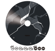 ヤマハオリジナルスポークカバー　シアーソリッド