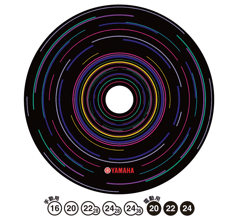 【ヤマハオリジナルスポークカバー】　サークル　【YAMAHAヤマハ】