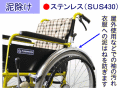 車椅子取付オプション泥除けの画像
