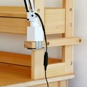 デスクライトバー デスクスタンド用 デスクライト取付台 ひのき無垢