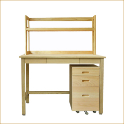 学習机セット スタイリッシュMデスク＋ミドルスタンドM(棚タイプ)＋ワゴンM