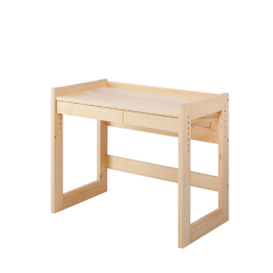 ヒノキ学習机 フレームデスク S型 80×60cm 高さ調節脚 コンパクト勉強机 天然木製 ひのき無垢 オイル塗装  国産 通販