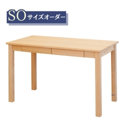 サイズオーダー学習机 リビングデスク 73～180cm ひのき 4本脚 天然木製 桧無垢 オイル塗装 国産 通販