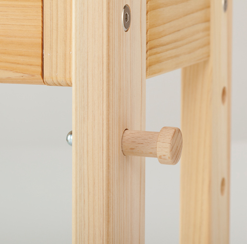 木製フック付きスタンドラック 本棚 おしゃれ コミックラック 書棚 木製ラック ウッドラック