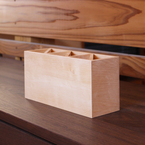 3ヒノキ　木製ペン立て5連　縦型　無垢板　Bタイプ 3ヒノキ 木製ペン立て5連 縦型 無垢板 Bタイプ ササキ工芸 Duplex