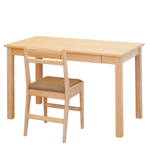 リビングデスク 平机 115×60cm 木製 無垢 ヒノキ学習デスク