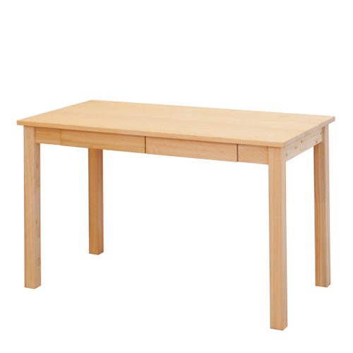 リビングデスク 平机 115×60cm 木製 無垢 ヒノキ学習デスク