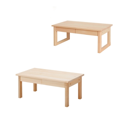 文机 ローデスク S型 コンパクト ひのき無垢 座机